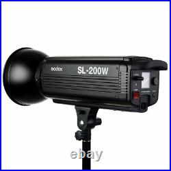 Godox SL-200W 5600K Studio LED Camera Video Continuous Light + Remote Camera