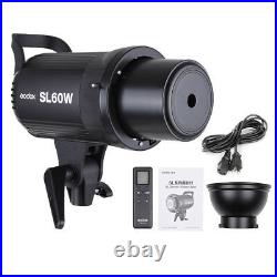 Godox SL-60W 5600K 60W Bowens Mount Studio Photography LED Video Light Lighting