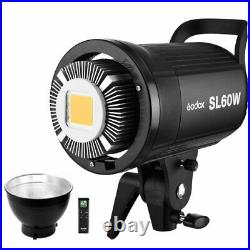 Godox SL-60W 5600K 60W LED Video light Studio light+35160cm Grid Softbox+stand