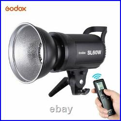 Godox SL-60W 5600K Photography Studio Video LED Light Bowens Mount + Light Stand