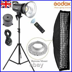 Godox SL-60W 5600K Studio LED Video Light Lamp + Grid Softbox + Light Stand Kit