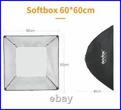 Godox SL 60W 5600K Studio Photo LED Video Light Lighting+Softbox For Wedding UK