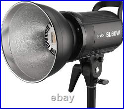 Godox SL-60W 5600k Studio LED Continuous Video Light + Remote Control