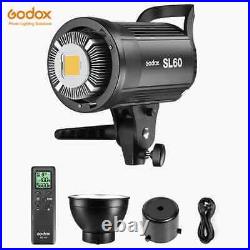 Godox SL-60W 60W 5600K LED Video Continuous Studio Light + Remote Control UK