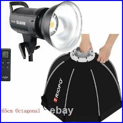 Godox SL-60W LED Studio Light With Softbox For Video Wedding Kids Photo Shooting