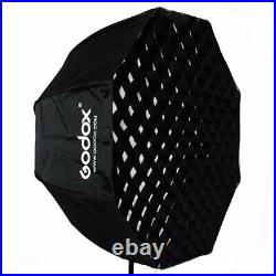 Godox SL-60W Studio LED Video Photo Light + 120cm Octagon Softbox with Grid Kit