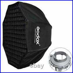 Godox SL-60W Studio Photo LED Video Lighting + 95cm Octagon Softbox + Stand Set