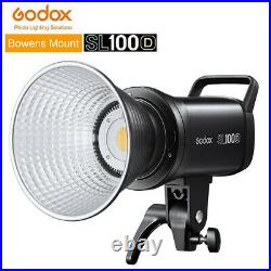 Godox SL100D LED Bowens Studio Video Light + Heavy Duty Stand C-Stand Boom Arm