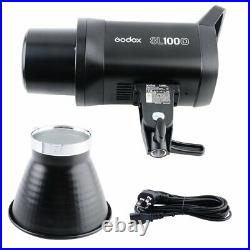 Godox SL100D LED Bowens Studio Video Light + Heavy Duty Stand C-Stand Boom Arm