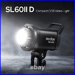 Godox SL60IID 70W COB LED Video Light Continuous Lighting 5600K APP Control+Gel