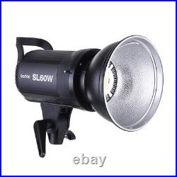 Godox SL60W 5600K Photo Studio Wireless Remote LED Video Light Lamp Bowens Mount