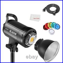 Godox SL60W LED Video Light Studio Camera Photography Continuous Lighting Kit