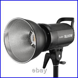 Godox SL60W LED Video Light Studio Camera Portable Photography Lighting Kit