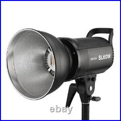 Godox SL60W LED Video Light Studio Camera Portable Photography Lighting Kit