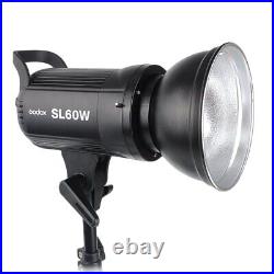 Godox SL60W Studio LED Video Continuous Light + Beauty Dish with Grid & Soft cloth