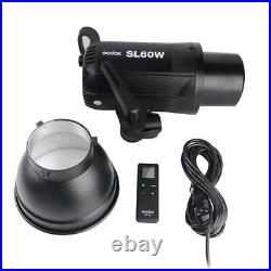 Godox SL60W Studio LED Video Light Continuous Light + Softbox + Barn Door Kit UK