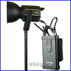 Godox VL150 Compact Studio LED Video Light Bowens +Parabolic softbox+light stand