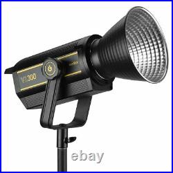 Godox VL300 Compact Studio LED Video Light Bowens +120CM -BW softbox+light stand