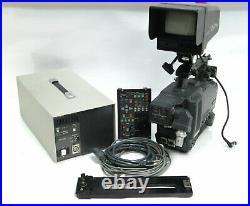 Hitachi Z-4000W Video Camera Triax BCTV Studio Package GM-51 Viewfinder RC-Z3 #2