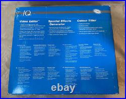 IQ Video Edit Station, Colour Titler, Special Effects Generator Vintage NEW