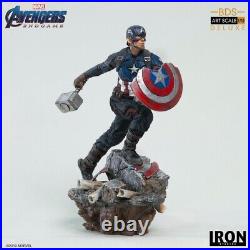 Iron Studios Avengers Endgame Captain America Deluxe BDS Art 1/10 Statue
