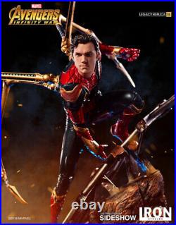 Iron Studios Marvel Avengers Infinity War Iron Spider-Man 1/4 Scale Statue New