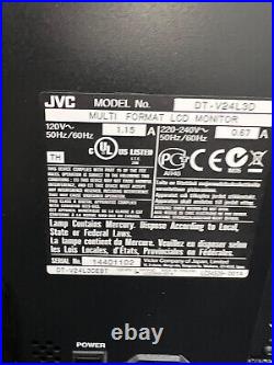 JVC DT-V24G1 Full HD 24 Studio LCD Monitor Used Good for collection WD3