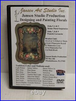 Jansen Art Studio 69 DVD Lot Painting Lessons David Jansen