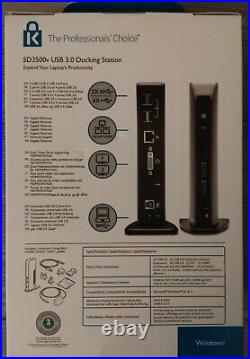 Kensington Docking Station SD3500v USB 3.0 (new, boxed, unopened)
