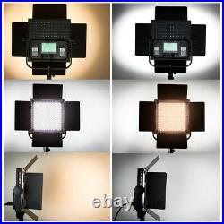 LED Light Panel/Video Studio 3200-5600K Colour Temp Control Pack of 2 + Remotes