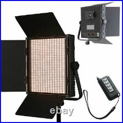 LED Panel Video Light 62W Bi-Colour Dimmable 1024pcs V-Mount Plate Photography