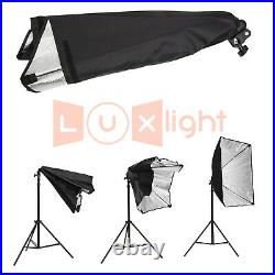 LED Softbox Lighting Kit & Backdrop Continuous Photography Video Studio Light