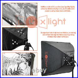 LED Softbox Lighting Kit & Backdrop Continuous Photography Video Studio Light