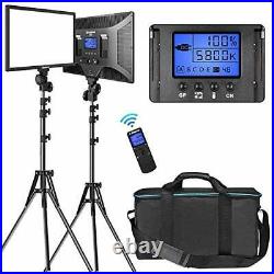 LED Video Lighting Kit with Wireless Remote, Studio Lighting for Video Shooting