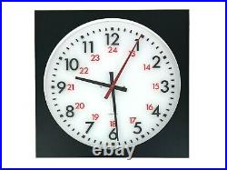 LEITCH ADC-5116 SMPTE/EBU Timecode 16 Analog Broadcast Studio Time Wall Clock