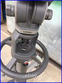 LIBEC P 100 Pedestal System Video Camera Studio Tripod H70 Fluid Head
