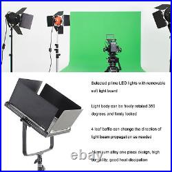 Led Video Light Panel Lighting Kit Portable Indoor Studio Full Color Ambient GHB