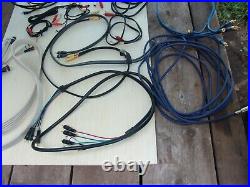 Lot of Recording Studio Broadcasting video Cables monster and others