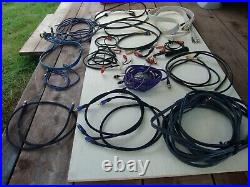 Lot of Recording Studio Broadcasting video Cables monster and others