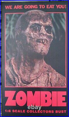 Lucio Fulci Zombie Poster Zombie Bust Trick Or Treat Studios video Nasty