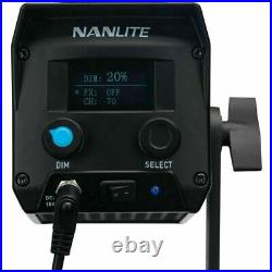 NANLITE Forza 60W Portable COB LED Video Light Spotlight Studio Camera Light Kit