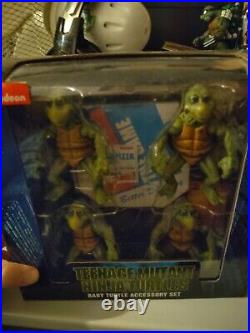 NECA Teenage Mutant Ninja Turtles TMNT Baby Turtle Accessory Set New