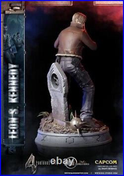 Official Capcom Leon Kennedy Resident Evil 4 Statue By Darkside Collectibles