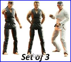 Official Cobra Kai Series 1 Deluxe Collectible 7 Action Figure Full Set of 3