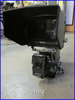 Panasonic AG-HPX371E HD broadcast video camera P2HD + studio back end + monitor