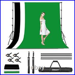Photo Video Studio Background Backdrop Stand Kit, 8.5x10ft (2.6x3.0m)