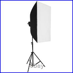 Photography 4 Backdrops+Stand Set Photo Studio Softbox Lighting Video Light Kit