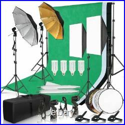 Photography Photo Video Studio Soft box Lighting Kit Production Accessories Set