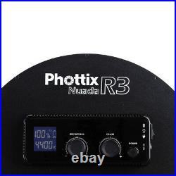 Phottix Nuada R3 40W Round LED Studio Video Light Ultra Thin Bi-Color CRI96 14