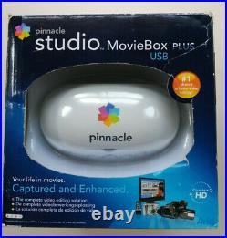Pinnacle Studio MovieBox 510 USB Video Capture VHS/Video8/Hi8/Digital8 Tapes